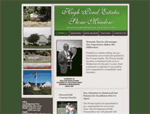 Tablet Screenshot of highpondstonemeadow.com